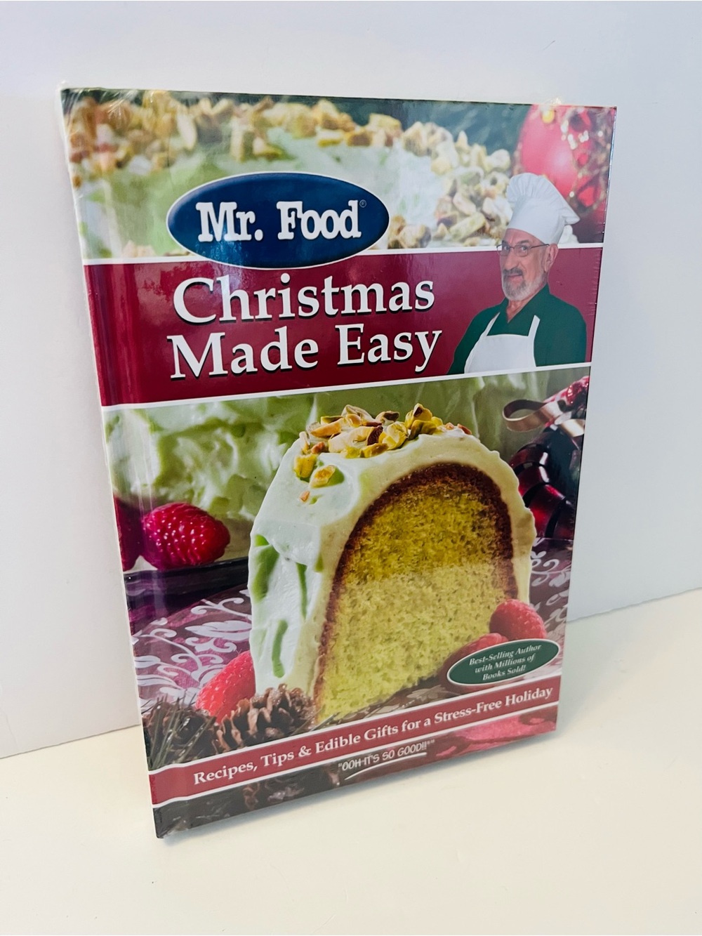 Mr. Food Art Ginsburg Christmas Made Easy Hardcover Cookbook Factory Sealed